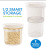Retractable Sealed Jar Food Vacuum Retractable Crisper Can Press round Storage Jar
