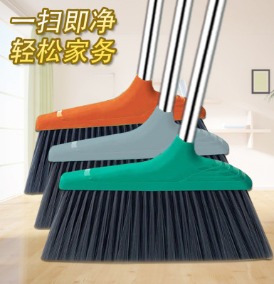 [Factory Source] Broom Dustpan Set Three Rows of Soft Fur Toilet Wiper One Piece Dropshipping