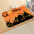 Crystal Velvet Amazon Halloween Night Pumpkin Entrance Mat Strip Bathroom Non-Slip Floor Mat Carpet