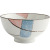 Japanese Creative Snowflake Glazed Ceramic Bowl Household Restaurant Underglaze 5 Color Bowl round Rice Bowl Small Soup Bowl