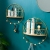 Iron Multi-Functional Wall Shelf Clothes Rack Creative Punch-Free Storage Key Hanger Bedroom Wall Wall-Mounted Basket