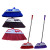 Wholesale Household Butterfly Plastic Broom Dustpan Set Soft Wool Floor Broom Stainless Steel Rod Broom Manufacturer