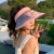 Charging USB Fan Sun Hat Summer Female Korean Style Outdoor UV-Proof Play Sun-Proof Topless Hat Tide