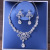 Xy023 Crown Necklace Earrings Set Adult Ceremony Headdress Crown Wedding Dress Hot Sale Ornament Wholesale