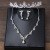 Xy020 Crown Necklace Earrings Set Adult Ceremony Headdress Crown Wedding Dress Popular Ornament Wholesale