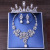 Xy022 Crown Necklace Earrings Set Adult Ceremony Headdress Crown Wedding Dress Popular Ornament Wholesale
