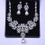 Xy022 Crown Necklace Earrings Set Adult Ceremony Headdress Crown Wedding Dress Popular Ornament Wholesale