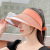 Fan Hat 2022 Big Brim Topless Hat Summer Female Casual Sun Hat Outdoor Sun Protection UV Sun Hat Cap