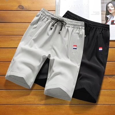 Shorts Men's Summer Casual Pants Men's Korean-Style Fashionable Loose Five-Point Sports Beach Pants Middle Pants Large Trunks