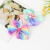 New Japanese and Korean Style Spring and Summer Color Gradient Barrettes Bow Fabric Boutique Ladies Headdress Word Clip Wholesale