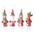 Cross-Border New Arrival Christmas Decorations Creative Bell Elderly Pendant Christmas Tree Small Hanging Ornaments