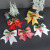 Christmas Bowknot Christmas Tree Decoration Gold Powder Pine Cone Bow Festival Show Window Decoration Sundries Pendant