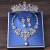 Xy027 Bridal Crown Necklace and Earrings Suite Adult Ceremony Headdress Crown Wedding Dress Accessories Headwear