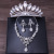 Xy024 Crown Necklace Earrings Set Adult Ceremony Headdress Crown Wedding Dress Hot Sale Ornament Wholesale