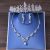 Xy019 Bride Necklace and Earrings Suite Adult Ceremony Headdress Crown Wedding Dress Hot Sale Ornament Wholesale