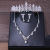 Xy019 Bride Necklace and Earrings Suite Adult Ceremony Headdress Crown Wedding Dress Hot Sale Ornament Wholesale