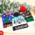 Cross-Border Christmas Decoration Supplies Flanging with Ball Knitted Hat LED Lights Santa Claus Flashing Hat Adult Children Hat