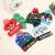 Cross-Border Christmas Decoration Supplies Flanging with Ball Knitted Hat LED Lights Santa Claus Flashing Hat Adult Children Hat