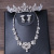 Xy026 Bridal Crown Necklace and Earrings Suite Adult Ceremony Headdress Crown Wedding Dress Popular Ornament