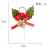 Hong Kong Love Mini Cake Plug-in Christmas Baking Inserts Christmas Tree Leaf Garland Decorative Flag Holiday Decorations