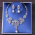 Xy021 Crown Necklace Earrings Set Adult Ceremony Headdress Crown Wedding Dress Popular Ornament Wholesale