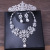 Xy021 Crown Necklace Earrings Set Adult Ceremony Headdress Crown Wedding Dress Popular Ornament Wholesale