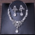 Xy024 Crown Necklace Earrings Set Adult Ceremony Headdress Crown Wedding Dress Hot Sale Ornament Wholesale