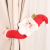 New Christmas Decoration Supplies Small Creative Curtain Buckle Cartoon Old Man Snowman Elk Curtain Decoration