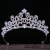 Xy025 Bridal Crown Necklace and Earrings Suite Adult Ceremony Headdress Crown Wedding Dress Popular Ornament