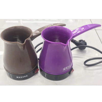 Mini Plastic Electric Coffee Pot 0.5L Small Capacity Electric Coffee Pot Portable Coffee Percolator
