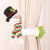 New Christmas Decoration Supplies Small Creative Curtain Buckle Cartoon Old Man Snowman Elk Curtain Decoration