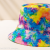 Tie Dye Bucket Hat Reversible Cotton Sun Hat Couple Student 3D Printing Bucket Hat Dual-Wear Fishing Hat
