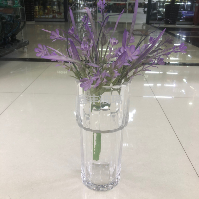 65593Crystal Glass Water Tower Vase Home Decoration Hydroponic Plant Flower Container Living Room Entrance Decorative Creative Ornament