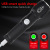 Cross-Border New Arrival P50 Lamp Beads Aluminum Alloy Telescopic Zoom Built-in Battery USB Charging Mini Torch