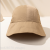 Zhao Lusi Same Style Plain Face Bucket Hat UV-Proof Big Head Circumference Sun-Proof Broad-Brimmed Hat Breathable Thin