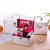 Makeup Box Makeup Artist Makeup Beauty Tattoo Embroidery Toolbox Key Combination Lock Double-Layer Portable Storage Box