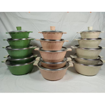 10Pc Arch Die-Cast Aluminum Pot Set