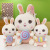 toysNew Lollipop Little Bunny Plush Toy down Cotton Candy Rabbit Doll Girls Cute Pillow Wholesale