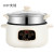 110V Electric Chafing Dish Multi-Functional Non-Stick Student Dormitory Pot Electric Caldron Electric Food Warmer Rice Cooker Cooking All-in-One Pot