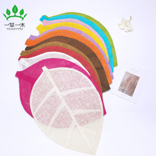 paper leaves woven placemat restaurant decoration placemat kindergarten creative classroom wall background decoration props customized