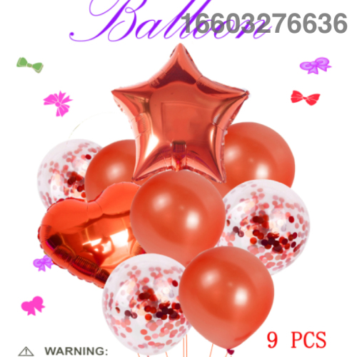 balloon set aluminum film ball set birthday decoration holiday set venue creative design party creative dress up