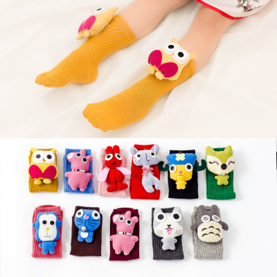 Children's Socks Children's Socks Cotton Spring and Autumn Thin Toddler Children Teens Children's Socks Factory Wholesale Early Spring Cotton Socks Doll Children's Socks