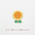 Sunflower Jewelry Brooch Summer Anti-Emptied Safety Pin Cute Badge Japanese Badge Bag Accessories Pin Men and Women