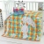 110x110 Color Plaid Jacquard Cartoon Quilted Children's Quilts