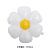 Baby Full-Year A Hundred Day Birthday Decorative Daisy Aluminum Balloon Douyin Online Influencer Smiley Face Plumeria Rubra Balloon Wholesale