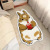 Cartoon Cat Bedside Blanket Bedroom Children's Room Balcony Bay Window Special-Shaped Carpet Thickened Fleece Mat Cute Floor Mat