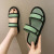 Women's Summer Interior Home Cute Cartoon Ins Fashionable Outdoor Wear Simple Double Strap Sandals Summer Home