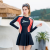 Swimsuit Skirt One-Piece Two-Piece Suit Swimsuit Wireless Cup Ladies Hot Spring Swimsuit with Chest Pad