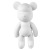 Tiktok Same Fluid Violent Bear Handmade Doodle White Body Violent Bear Material Package Diy Vinyl Violent Bear Set