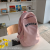  Retro Alphabet Solid Color Backpack Harajuku Ulzzang Japanese High School and College Student School Bag Women Backpack